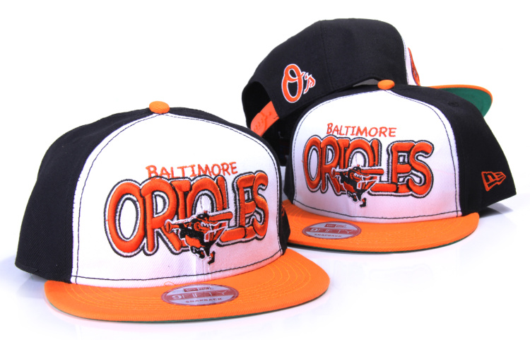 MLB Baltimore Orioles NE Snapback Hat #25